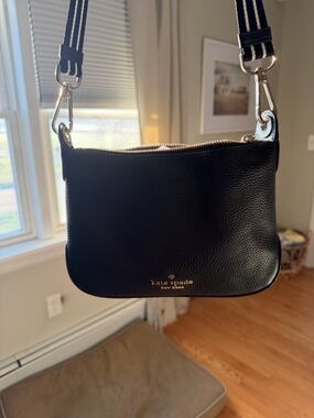 Kate Spade Black Leather Crossbody Bag